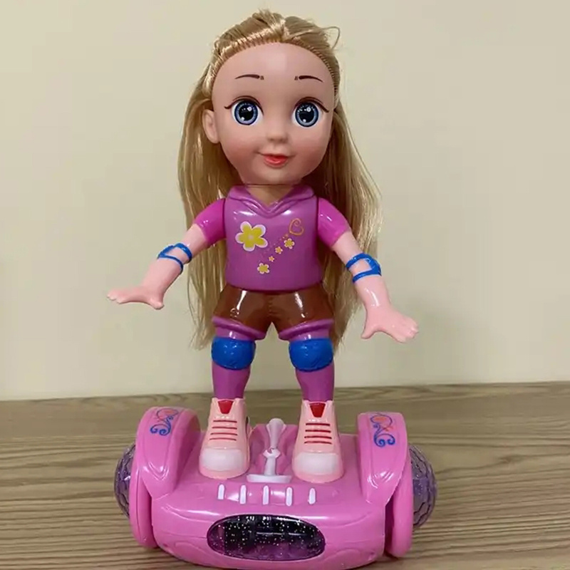 Hot Selling Dolls Battery Operated Toy Balance Car Doll Girl Dolls For Girls Electric