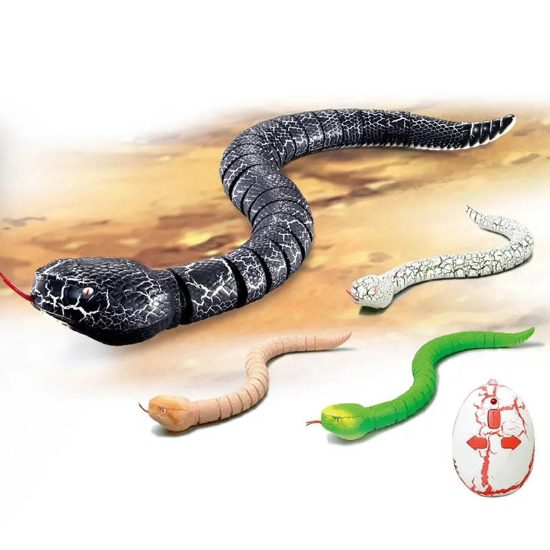 Hot Selling Kids Realistic Toy Snake Plastic Snake Toys Outdoor Remote Control Snake