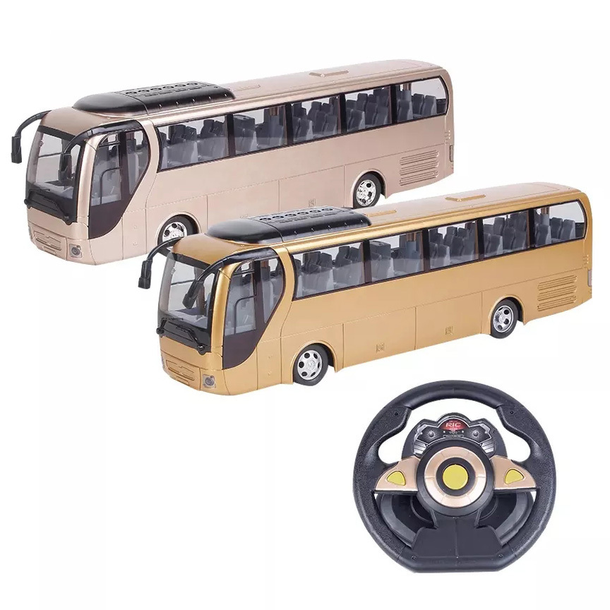 Radio Control Car Toys Monolayer Layer School Bus Toys 4 Channel Rc Bus Toy For Kids