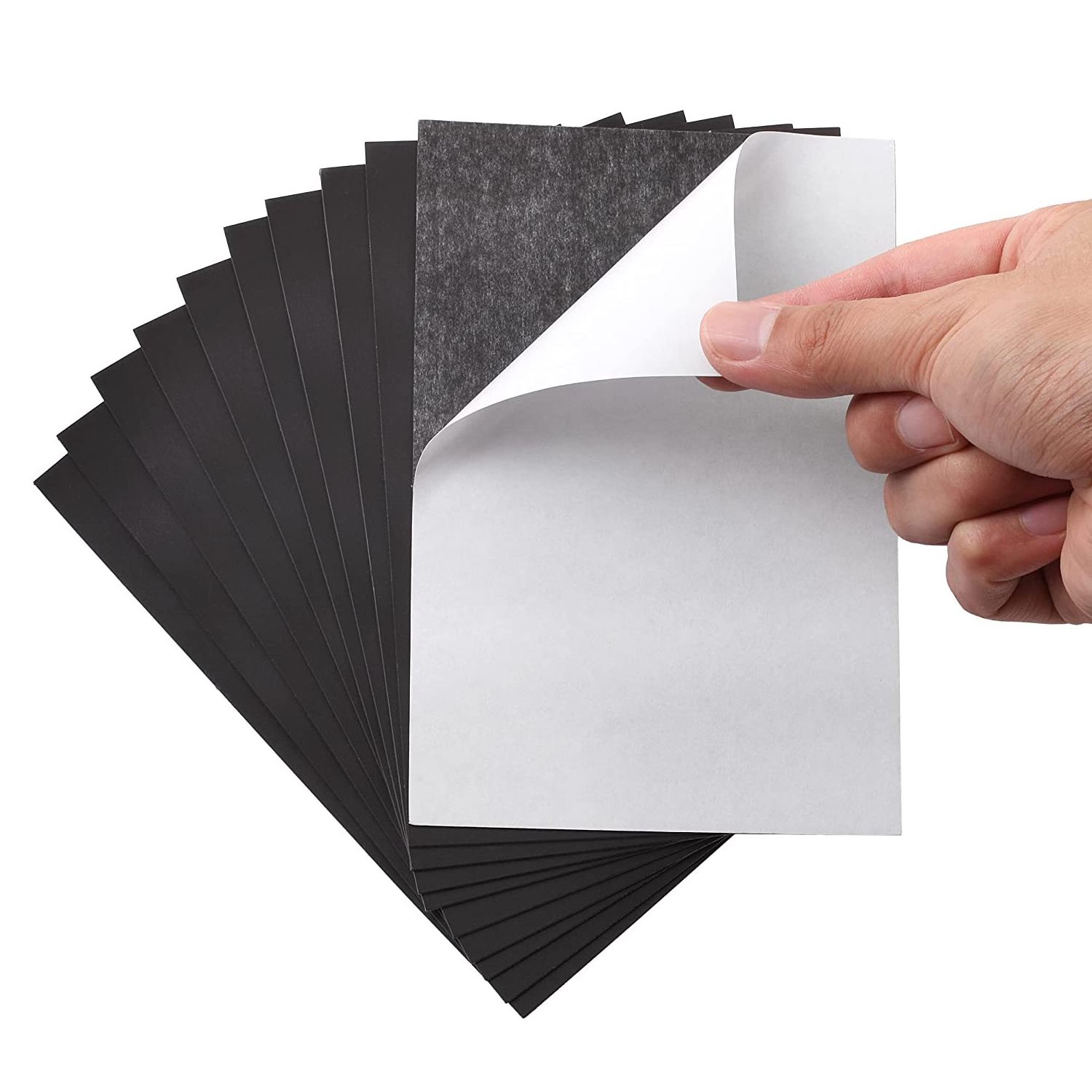 Easy to Cut and Stick Self-adhesive Printable Magnetic Paper Thin Magnetic Sheet Perfect for Attaching Photos, Graphics & Crafts