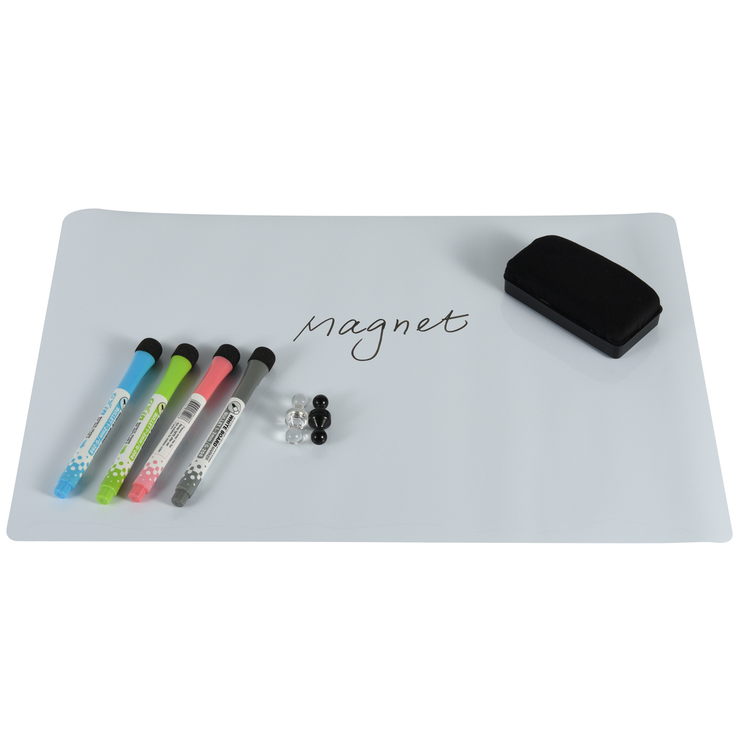 Super Strong Dry Erase White Board Magnetic Whiteboard Pen Holder Fridge Magnetic Whiteboard