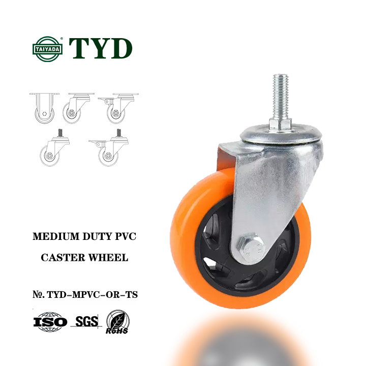 caster wheel manufacturer industrial caster wheel 1.5/2/2.5/3/4/5 inch stem type for trolley