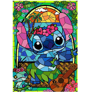 Wholesale Cartoon Stitch 5D Diamond Painting Full Drill Cross Kits DIY Mosaic Rhinestone Home Decor Bedroom Wall Painting