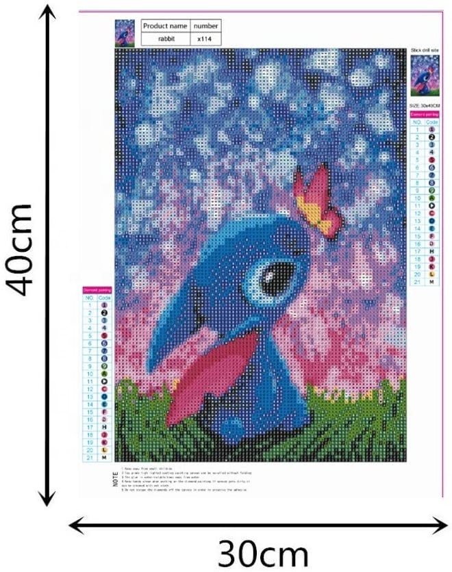 Wholesale Cartoon Stitch 5D Diamond Painting Full Drill Cross Kits DIY Mosaic Rhinestone Home Decor Bedroom Wall Painting