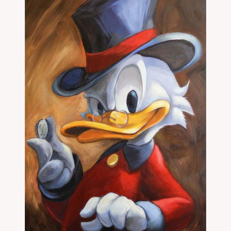 Factory wholesale Wall Art Painting Embroidery Home Decoration 5d Diamond Painting Mickey Cartoon Diy Wall Canvas Diamond