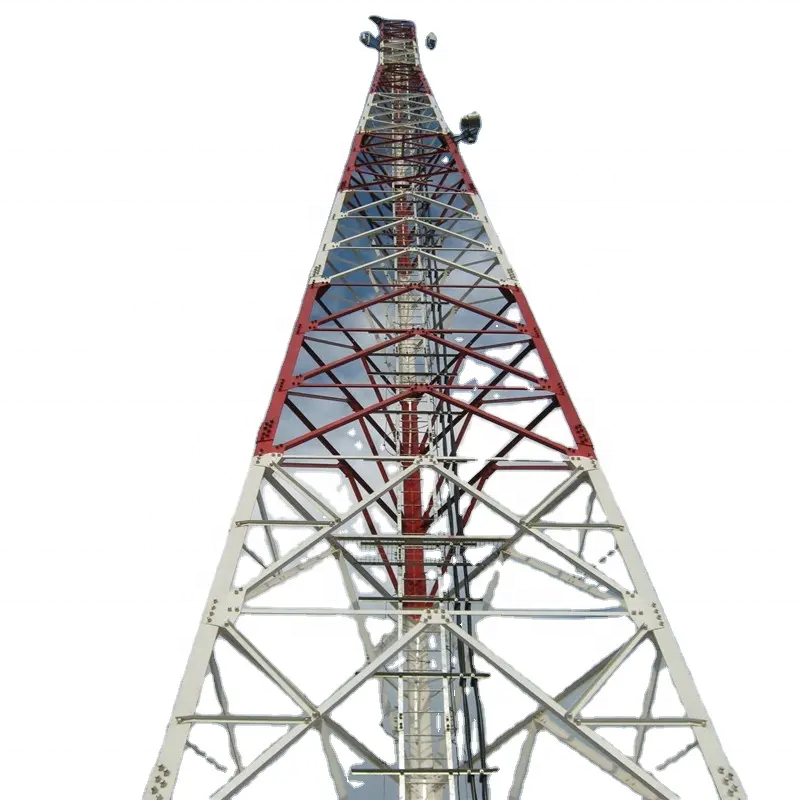 46m Angle Steel Grid Self-supporting Communication Tower Internet Service Provider 4G 5G Tower