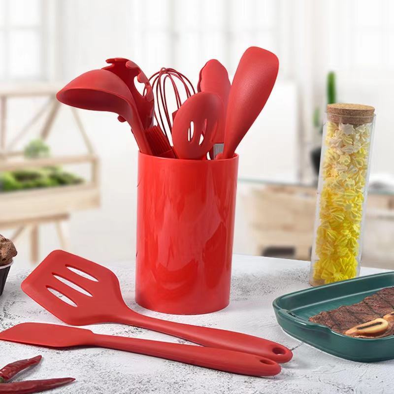 Top Seller Kitchen Cooking Utensils Cheap Set Wholesale Non-Stick Premium Kitchenware Silicone Cooking Utensils Set