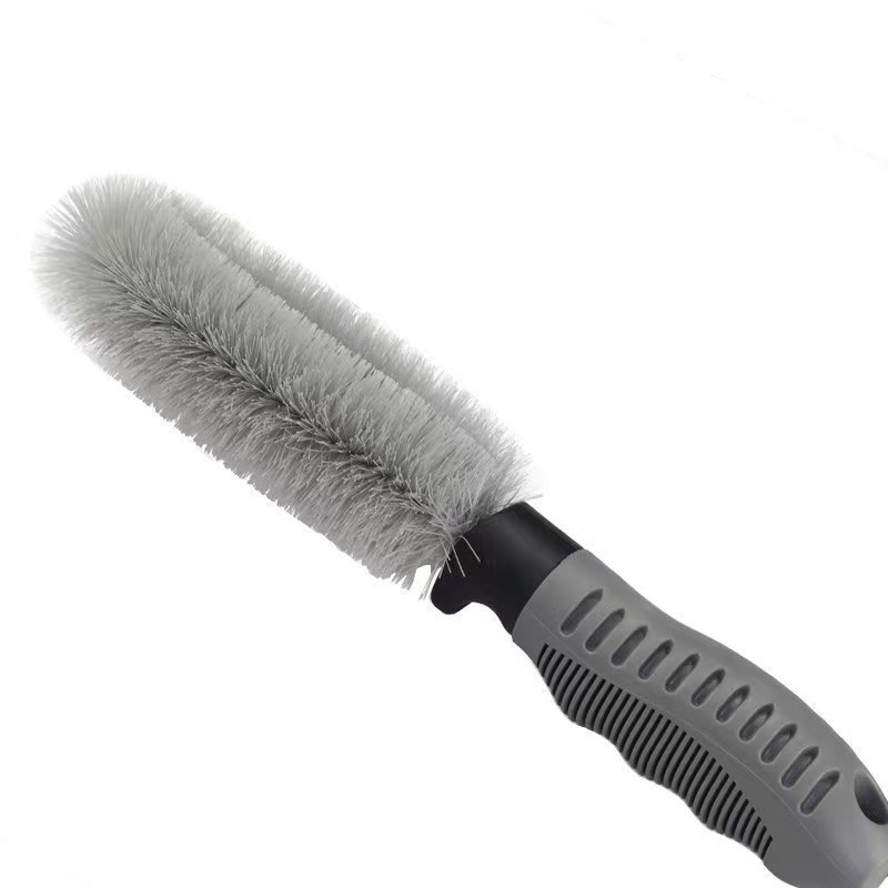 Durable tire brush long-handle auto wash tools multiple use car wheel cleaning brush