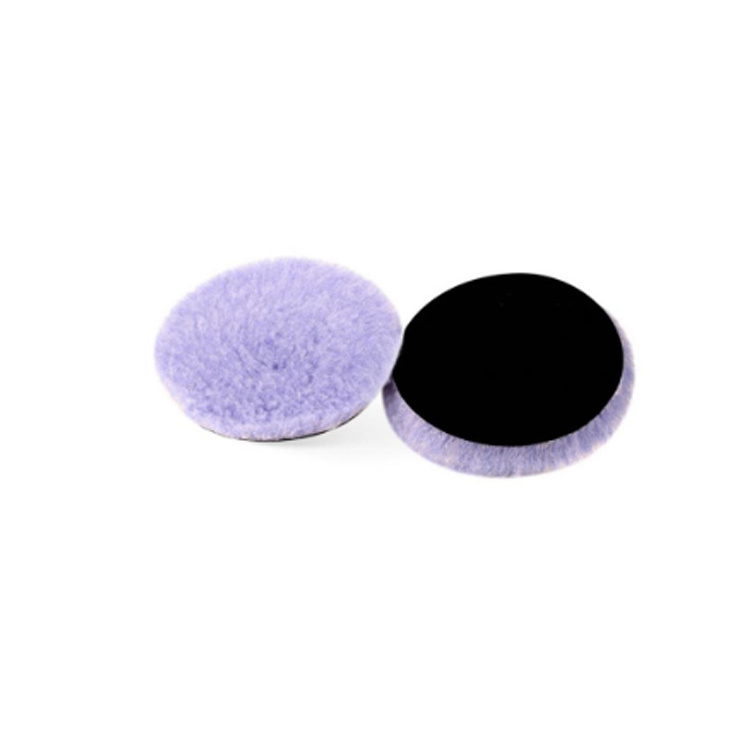 Manufacturers supply 4 inch back velvet polishing disc adhesive wool ball wool pads car waxing