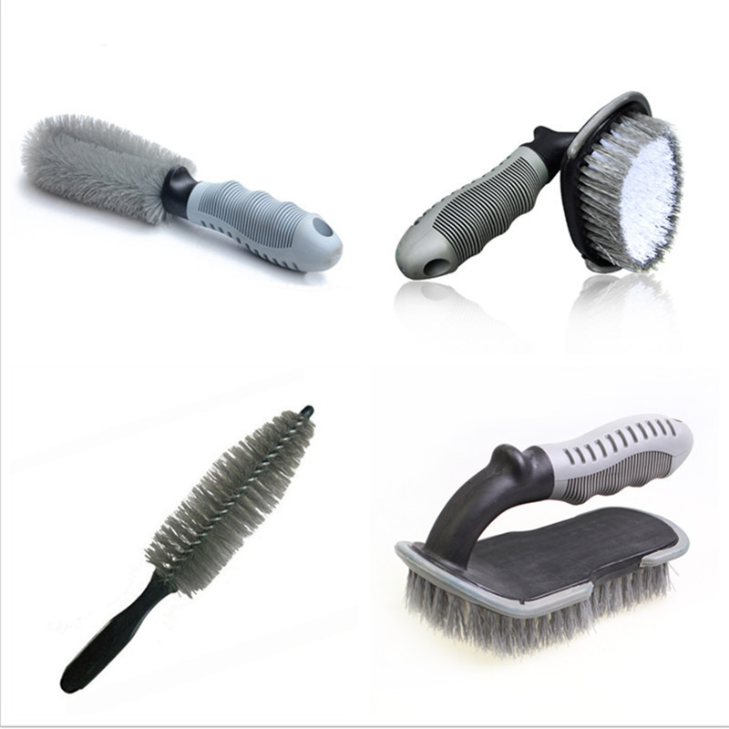 Long-handle Car Wheel Rim Washing Cleaning Brush for Tire Brush Set