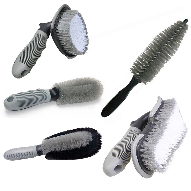 Long-handle Car Wheel Rim Washing Cleaning Brush for Tire Brush Set