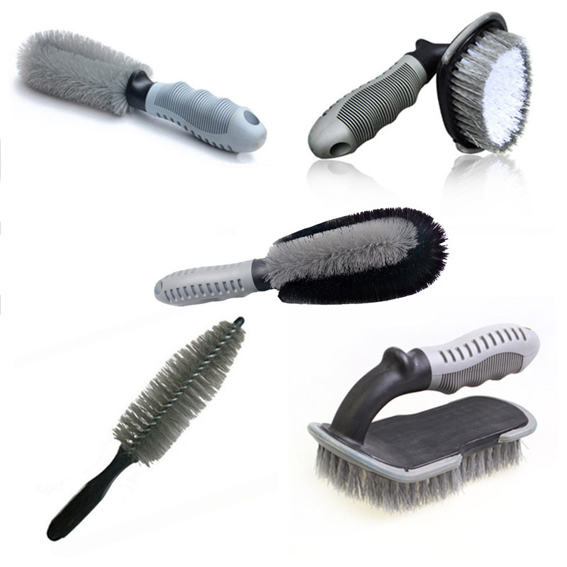 Long-handle Car Wheel Rim Washing Cleaning Brush for Tire Brush Set