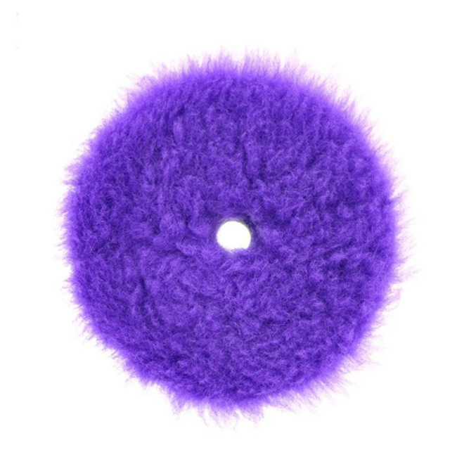 Manufacturers supply 4 inch back velvet polishing disc adhesive wool ball wool pads car waxing