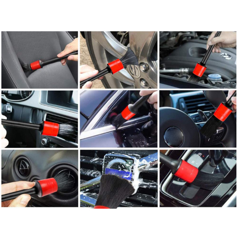 26PCS Car Cleaning Kit Detailing Brushes Set Auto Exterior Interior Dust Cleaner