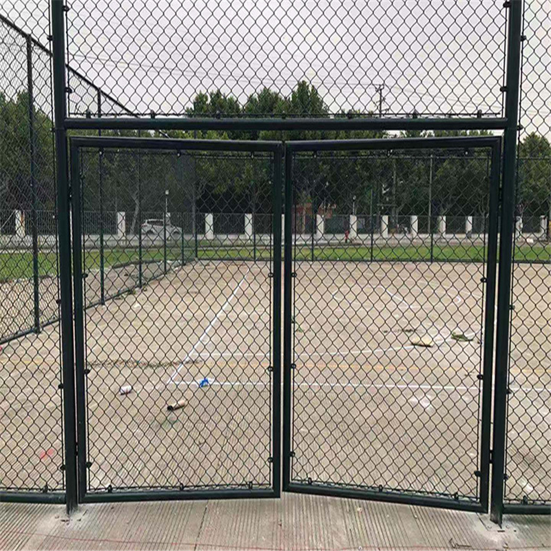 6' high x 10' long chain link portable panels used temporary fencing panel for construction site