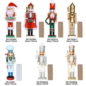 Cascanueces Nutcracker Factory Customizable Wooden 38cm Nutcracker For Christmas Decorations