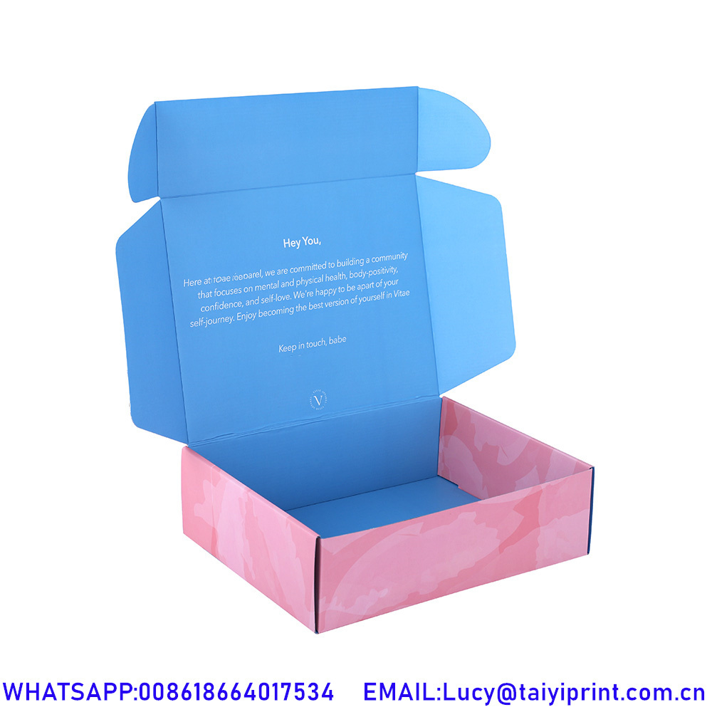 4X4X2 Small Pink Shipping Boxes Trade Crates Cute Colorful Shipping Boxes