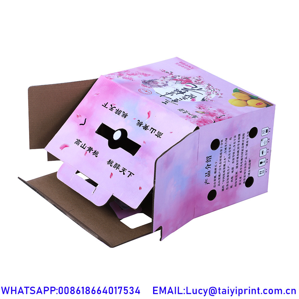 See Through Packaging Boxes With Handle Egg Box Corrugated Cartons Send Boxes Carton