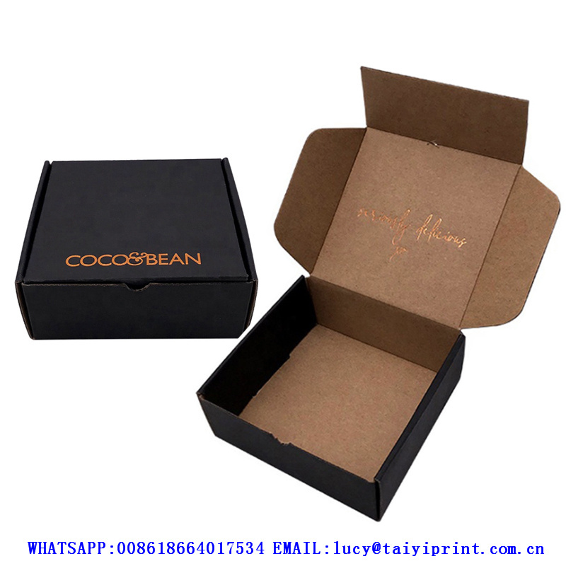 Luxury custom 4x4x2 shipping black box