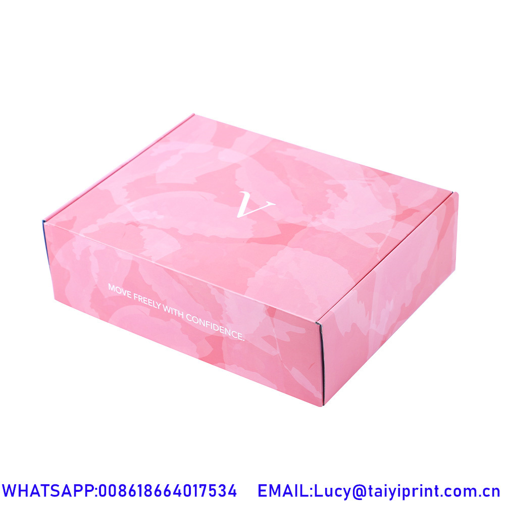 4X4X2 Small Pink Shipping Boxes Trade Crates Cute Colorful Shipping Boxes