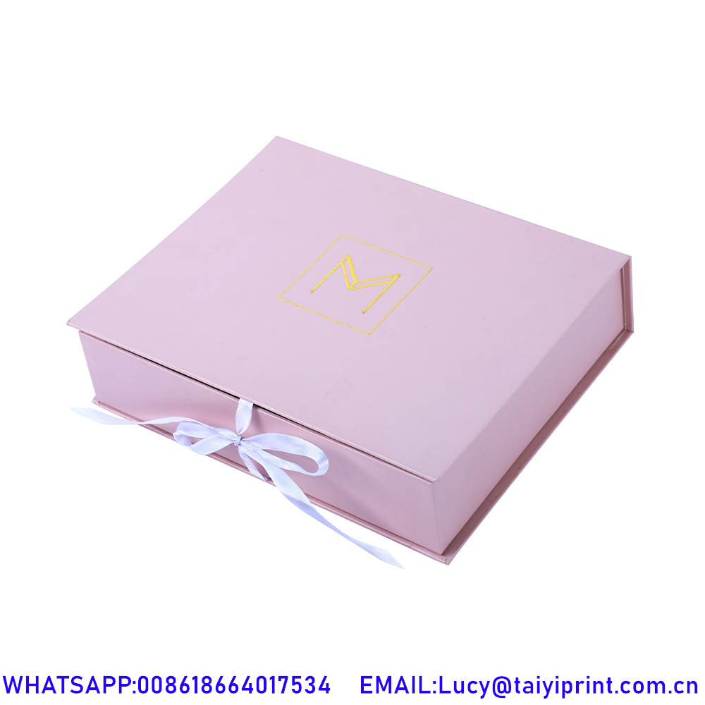 Custom Pink Velvet Wedding Invitation Box Luxury Indian Gift Wedding Favour Card Boxes