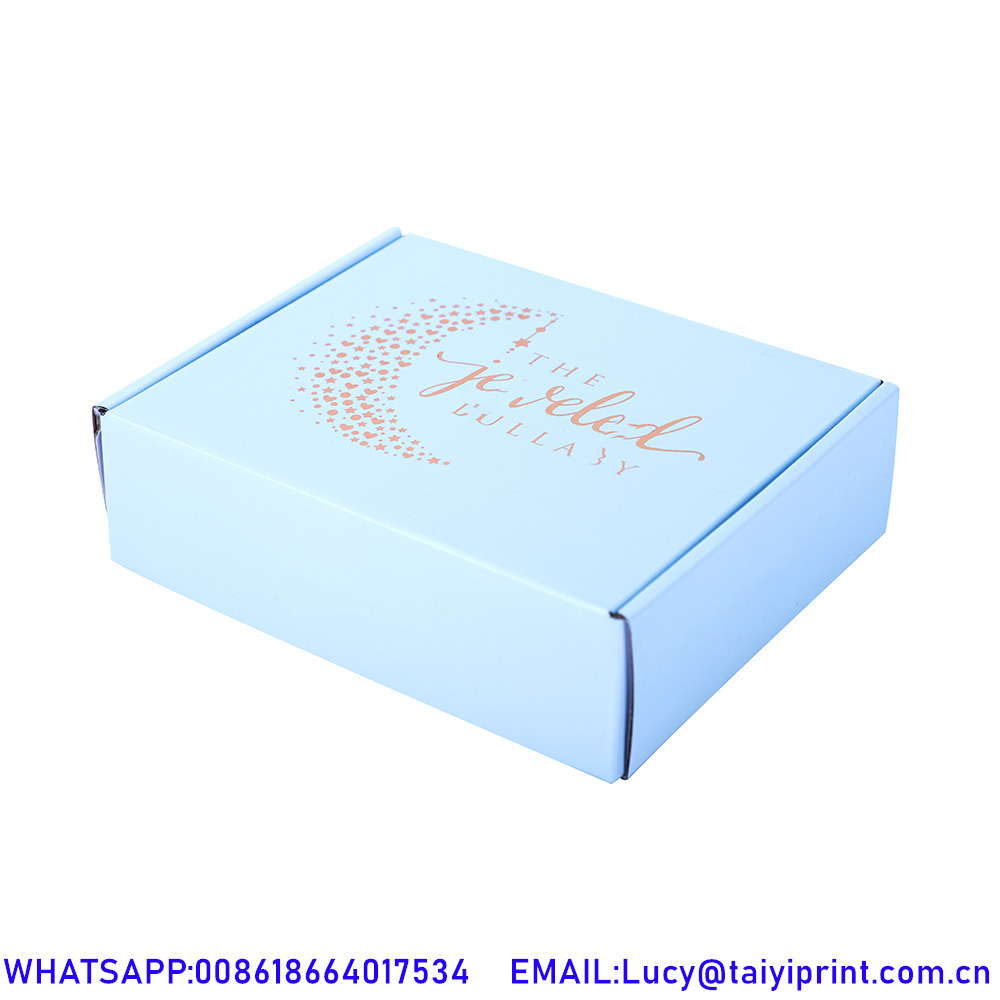 Mailer Postal Earing Box Jewelry Packaging With Logo Gold Rose Pandora Accessories Box Jewelry