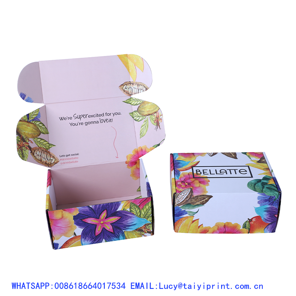 Shipping Boxes Mailers 6X4X3 White Brown Paper Zipper Eco Friendly Packaging Shipping Box With Handle/Color Box Packaging