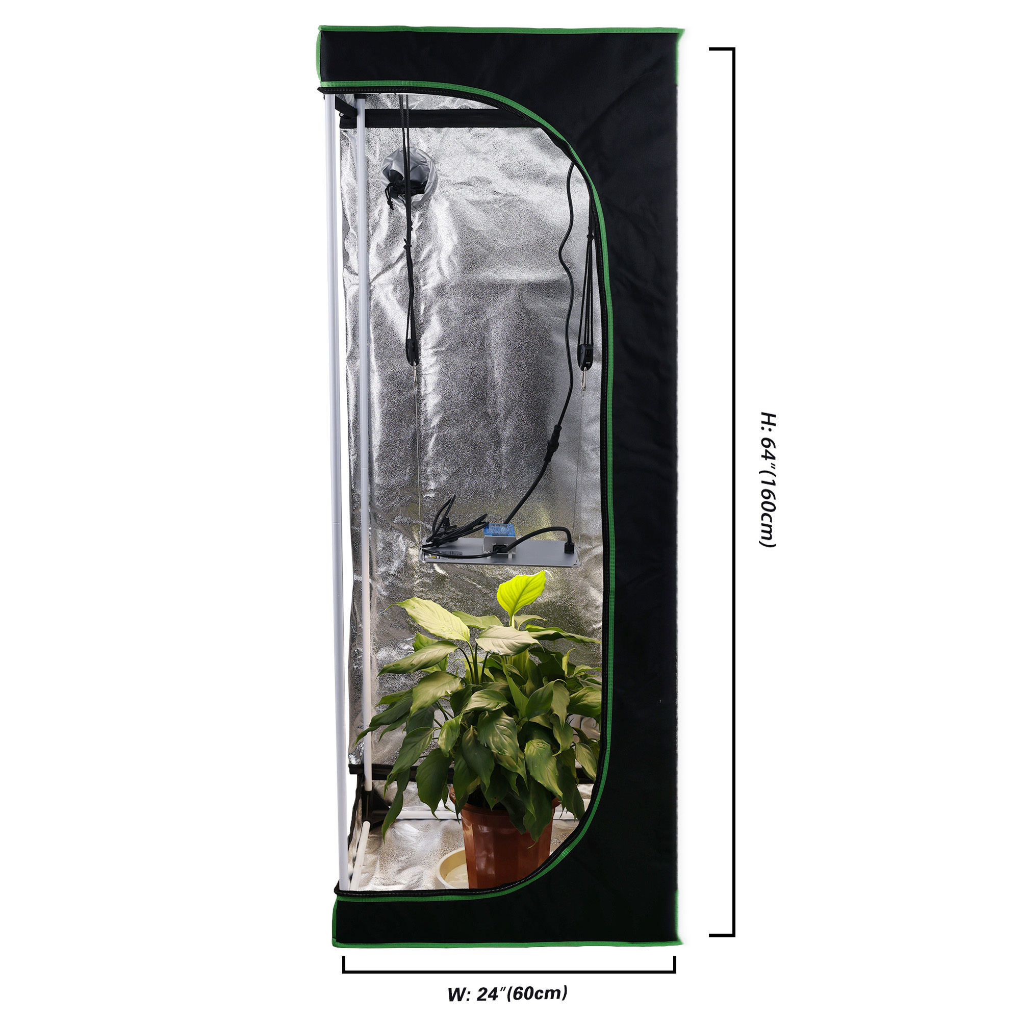 Greenhouse Tent 4-Tier Indoor Outdoor Sturdy Portable Shelves Grow Plants Seedlings Herbs Gardening Rack Mini Greenhouse