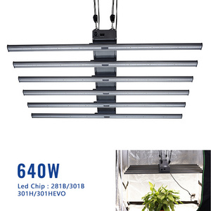 Full Spectrum Bar Tower Garden Vertical Hydroponic System Led Grow Light Smart LED GROW LIGHT  640W for vegetables