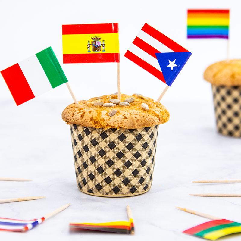 Custom national toothpick flag food decoration branded toothpick flags cupcake hamburger sandwich flag toothpicks