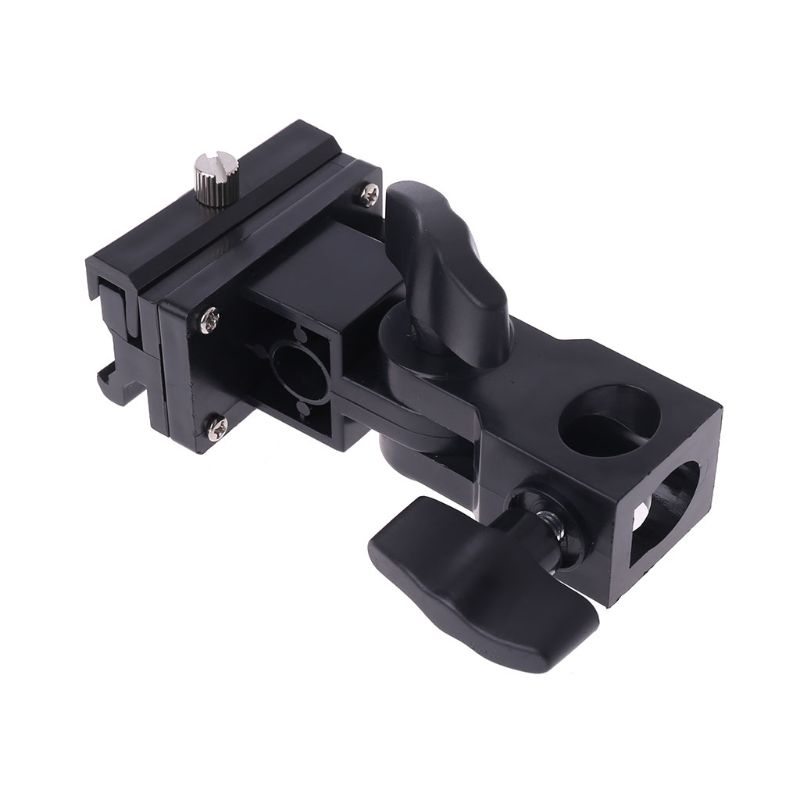 Photo Flash Adapter Hot Shoe Swivel Mount Light Stand Bracket B Umbrella Holder