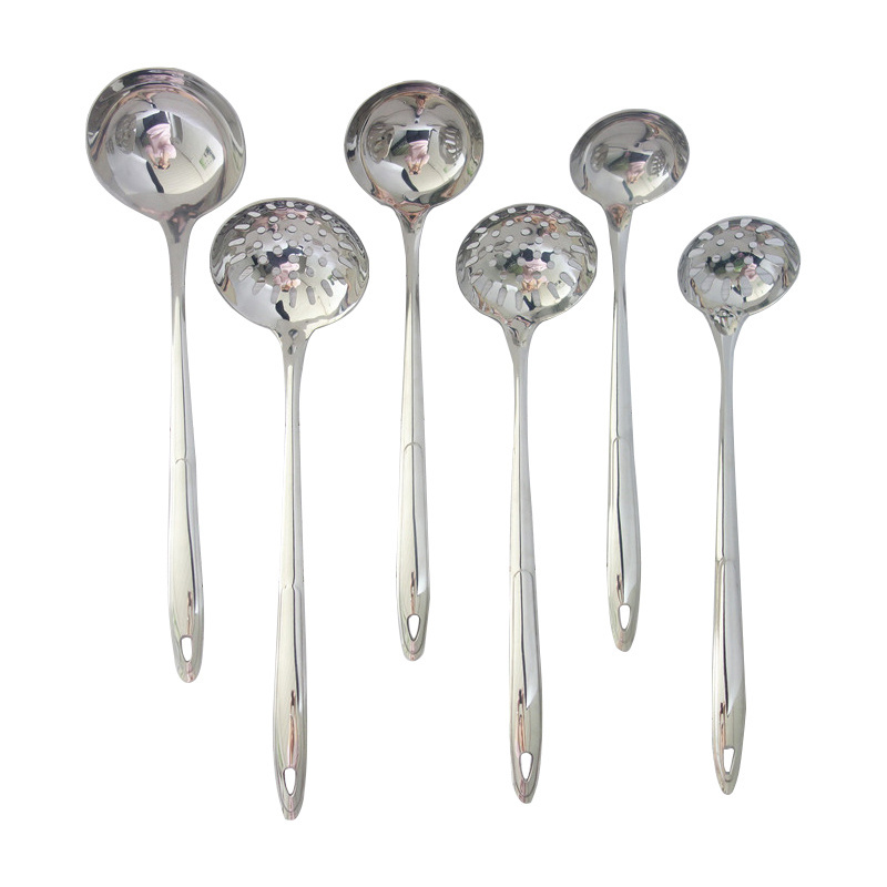 Stainless steel  spoon soup spoon with upright holder for restaurant