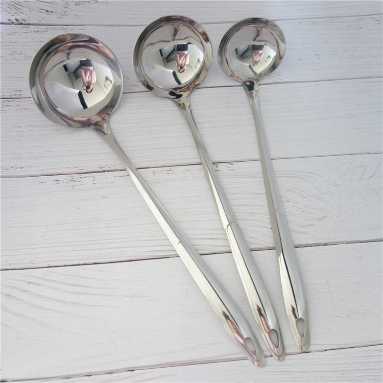 Stainless steel  spoon soup spoon with upright holder for restaurant