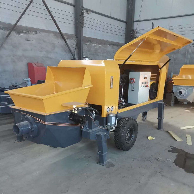 Brand New High Pressure concrete pumping machine and concrete mixer diesel concrete pump