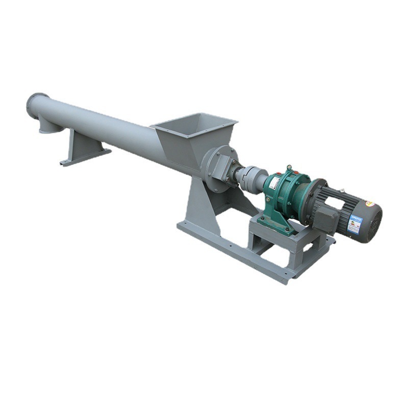 PLC Factory customized hot sale inclined auger screw conveyor stainless feeder with hopper for industrial