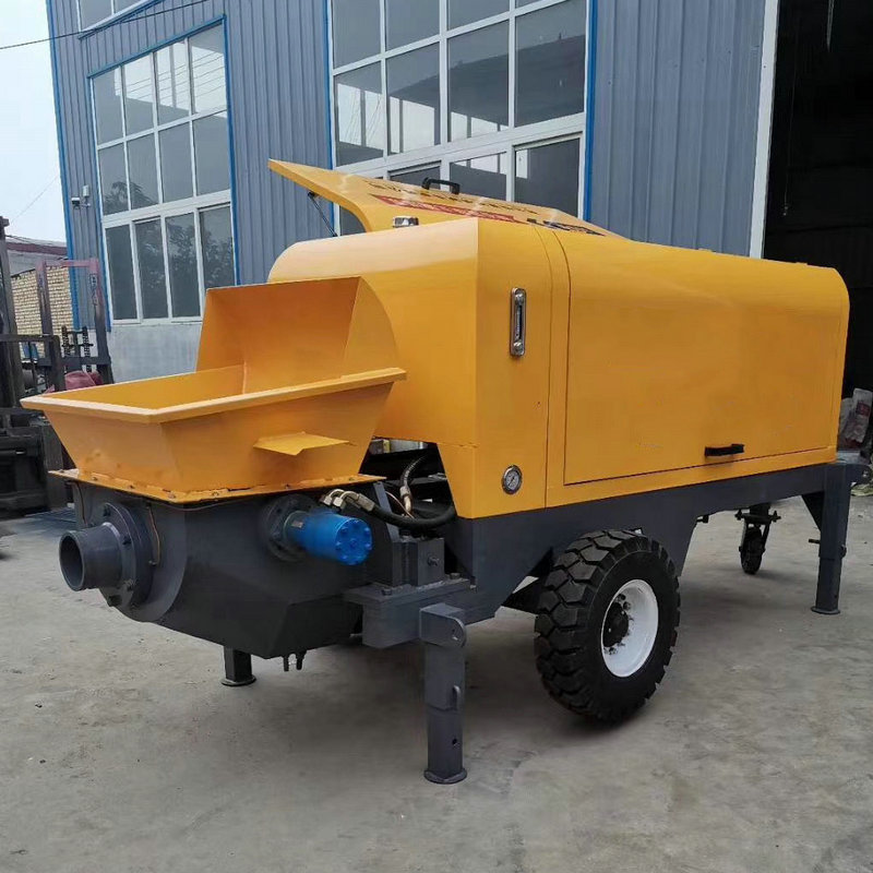 Brand New High Pressure concrete pumping machine and concrete mixer diesel concrete pump