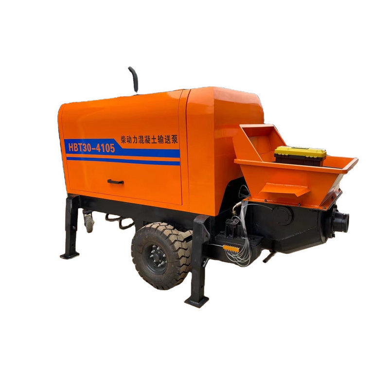 Brand New High Pressure concrete pumping machine and concrete mixer diesel concrete pump