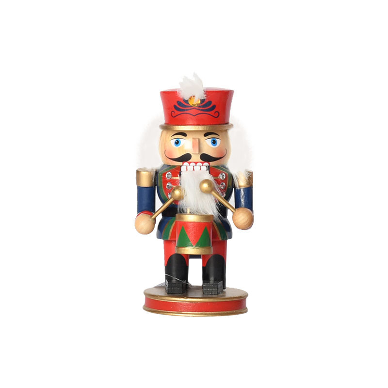 Best selling Wooden custom outdoor black soldier Christmas decoration nutcracker