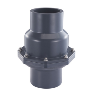 PVC UPVC VALVE High Quality ANSI DIN JIS CNS BSPT NPT Plastic PVC Non Return SWING TYPE Check Valve