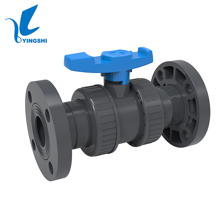 China Hot sale from manufacturers PVC  UPVC Double True Union Ball Valve Suitable for water systems