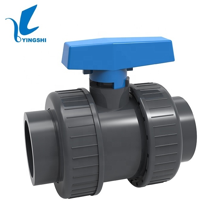 China Hot sale from manufacturers PVC  UPVC Double True Union Ball Valve Suitable for water systems