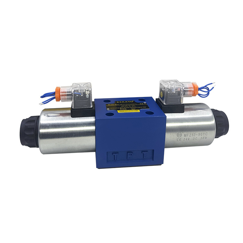 KEILETO brand hydraulic valve 4WE10 series double head electro-hydraulic directional valve factory direct sales