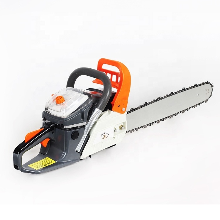 Taizhou JC wholesale 2.6kw Gas 58CC chain saw 2-Stroke gasoline Chain saw pertol