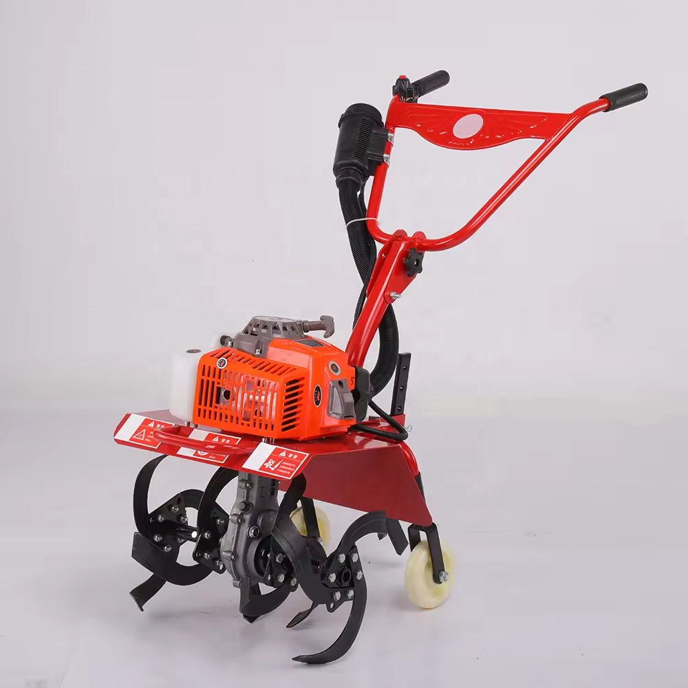 taizhou 2024 JC  6HP Mini gasoline power tiller agriculture power petrol small blade cultivator hand tiller