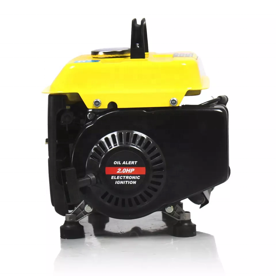 Taizhou JC Factory direct sales Portable silent gasoline Power 750w 650w manual gasoline engine generator 950