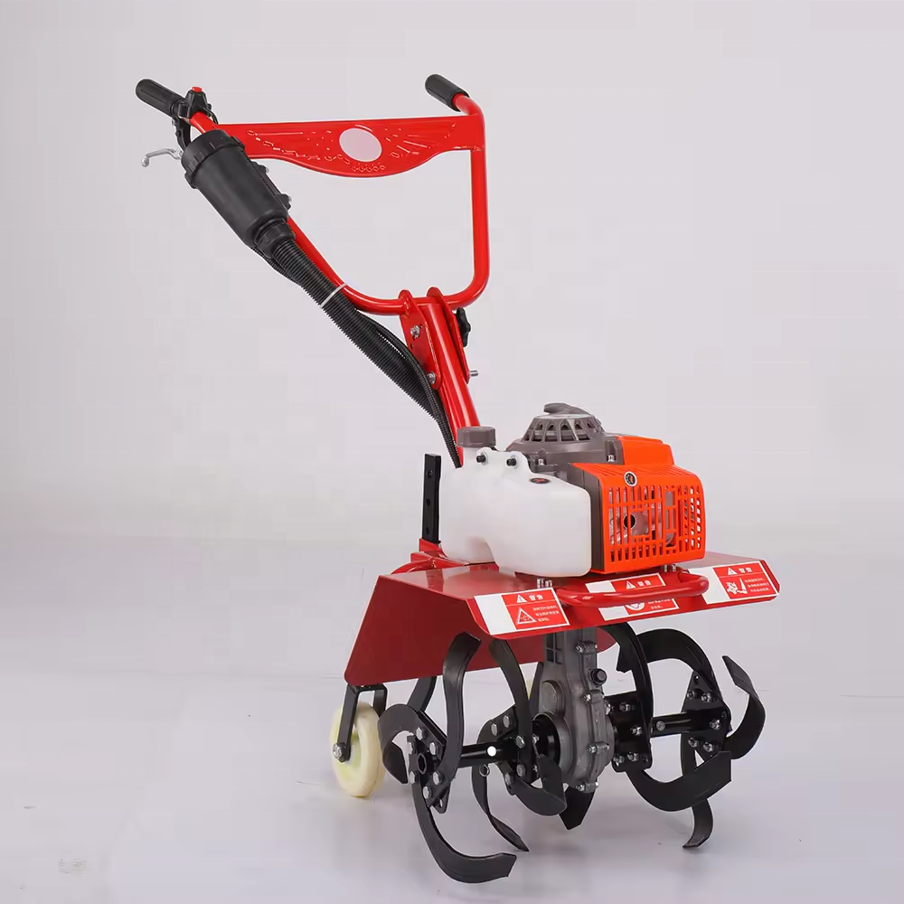 taizhou 2024 JC  6HP Mini gasoline power tiller agriculture power petrol small blade cultivator hand tiller