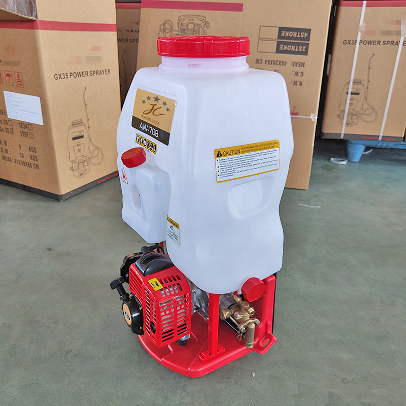 Taizhou JC-708 1E34F 2-stroke backpack power sprayer 25L agricultural gasoline power sprayer