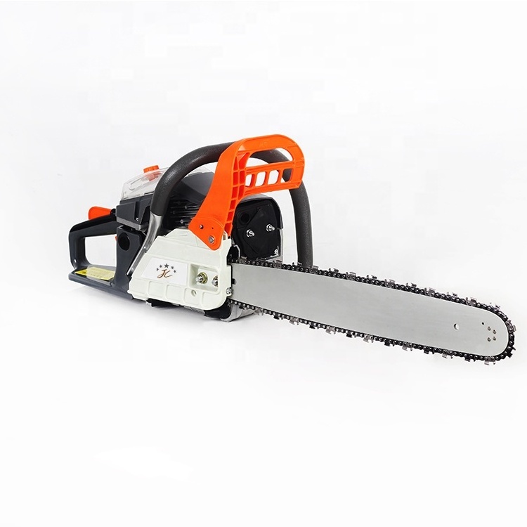 Taizhou JC wholesale 2.6kw Gas 58CC chain saw 2-Stroke gasoline Chain saw pertol