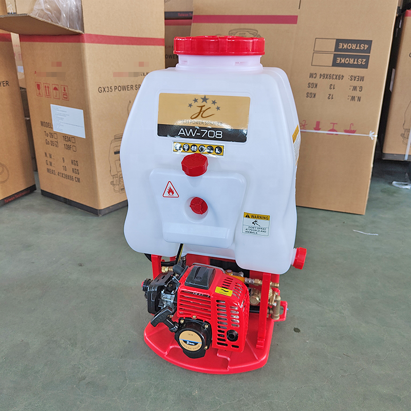 Taizhou JC-708 1E34F 2-stroke backpack power sprayer 25L agricultural gasoline power sprayer