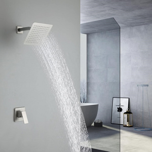 Shower Faucet Set Single Function Shower Valve and Trim Kit.